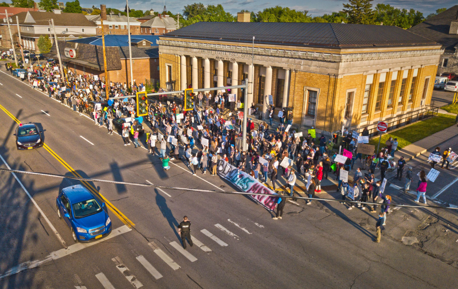 Potsdam peacefully protests Floyd killing